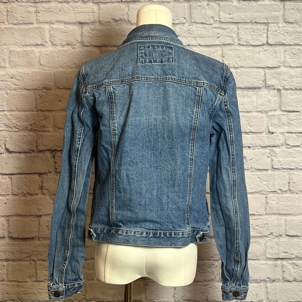 Ann Taylor LOFT Classic Denim Jean Jacket Women's Small - Picture 3 of 8
